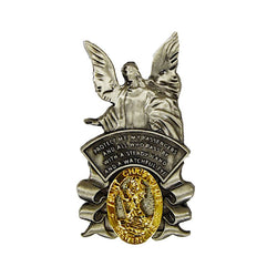 Guardian Angel with St. Christopher Visor Clip
