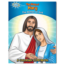 The Story of Mary the Mother of God Coloring Storybook