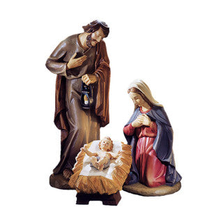 Val Gardena Nativity Set 32.5  by 30 by 67.5