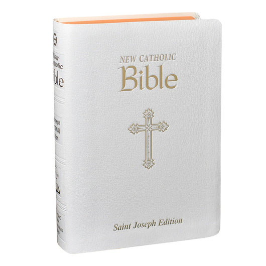 Saint Joseph New Catholic Bible - (Personal Size) White