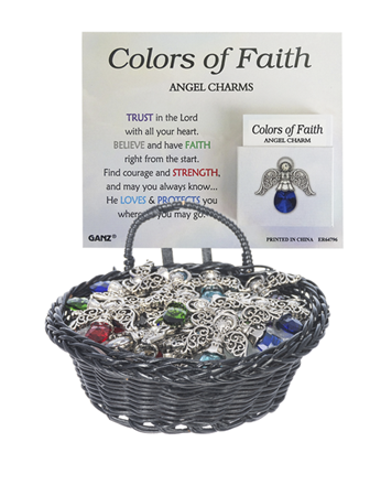 Colors of Faith Angel Charms