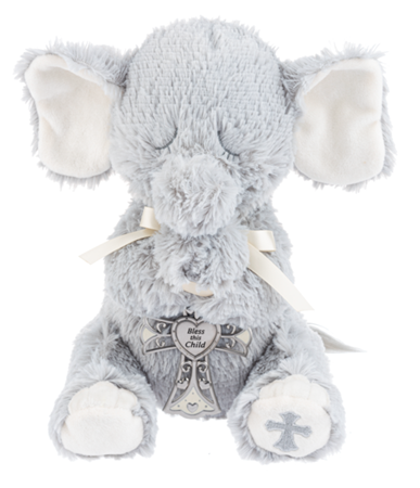 Ganz Serenity Elephant with Crib Cross