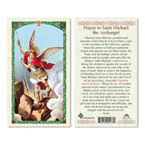 Saint Michael the Archangel longer Prayer with Oxy Medal