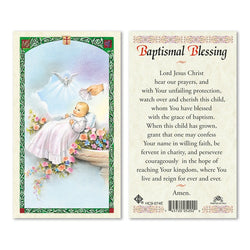 Baptismal Blessing Prayer Card
