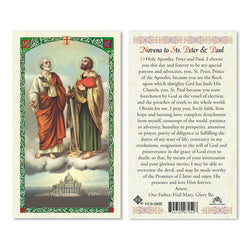 Novena to Sts. Peter & Paul Prayer Card