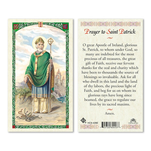 Saint Patrick Prayer Card