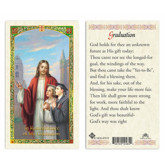 Graduation Prayer Card
