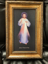 Divine Mercy (Vilnius) Framed Canvas 6 in. By 11 in.