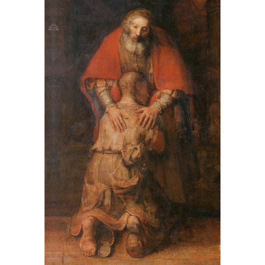 The Return of the Prodigal Son Painting by Rembrandt