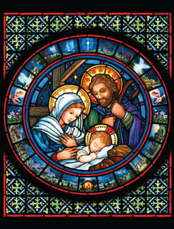 Christmas Cards - Holy Family, Pack of 10 Cards