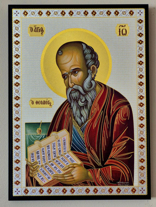 Icon of St. John, Gold Foil - Large