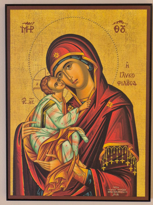 Icon of the Virgin and Child - Medium Size