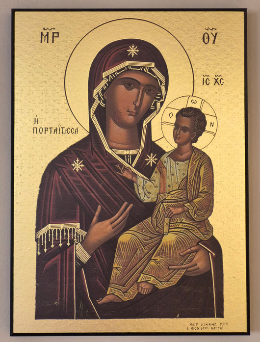 Icon of the Virgin and Child, Gold Foil - Large