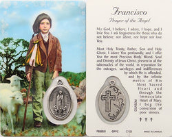 Saint Francisco Prayer Card and Medal