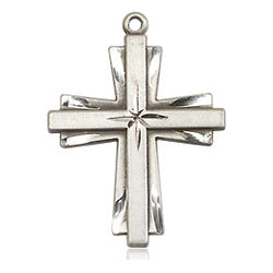 Bliss Sterling Silver Cross Engraved