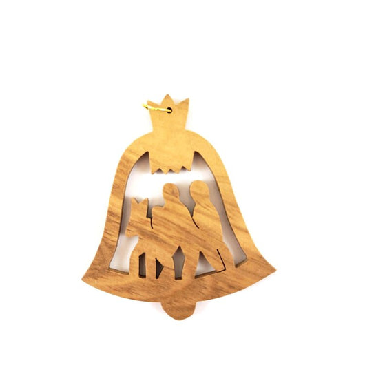 Shomali Tree Holy Family Olive Wood Ornament