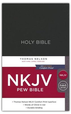 NKJV Pew Bible Comfort Print