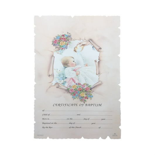 Baptism Certificates for Girls