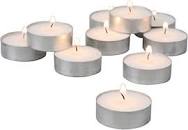 Vegetable Wax Votive Candles: 4 Hour Aluminum Wrap