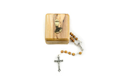 First Communion Rosary Box with Rosary