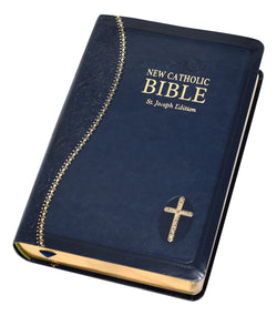 Saint Joseph New Catholic Bible - (Personal Size) Blue