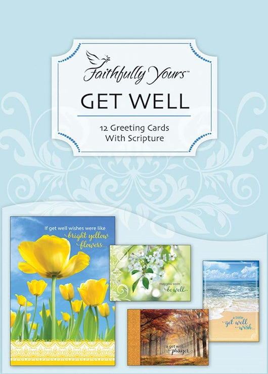 Boxed Greeting Cards (12) - Get Well, Thoughts of You