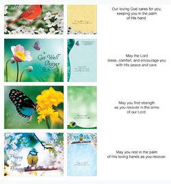 Boxed Greeting Cards (12) - Get Well, Birds & Butterfly’s