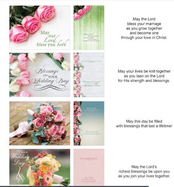 Florals - Box of 12 with KJV Scripture