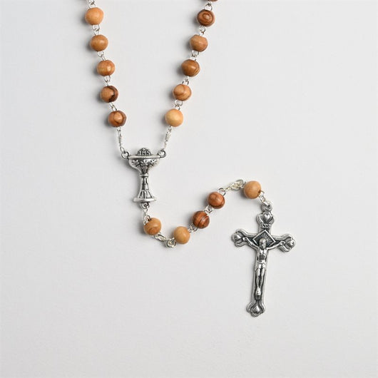 Shomali Rosary Olivewood for First Communion