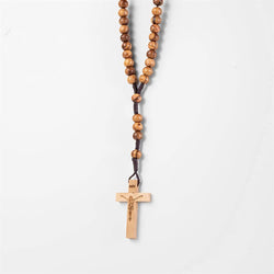 Rosary on Cord 8 mm Olive wood