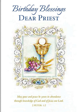 Birthday Blessings Dear Priest - Greetings of Faith