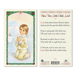 Bless this Child (Boy) Prayer Card