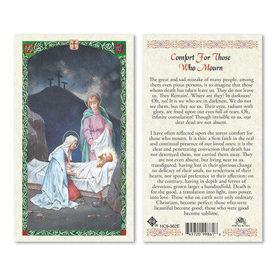 Comfort for Those Who Mourn Prayer Card