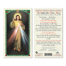 Divine Mercy Chaplet Prayer Card