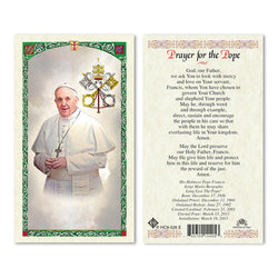 Pope Francis Prayer Card