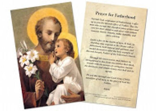 Prayer card for Fathers