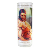 Nova Glass Saint Anthony  5 day candle holder - For N5CV
