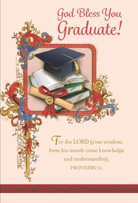 Greetings of Faith - God bless You Graduate! - Greeting Card
