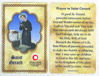 Lumen Mundi - Saint Gerard  Relic Prayer Card