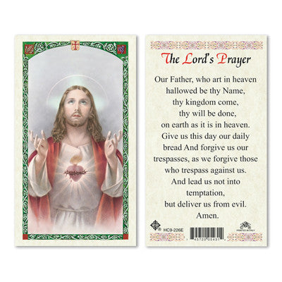 The Lords Prayer Prayer Card