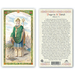 Saint Patrick  Longer Prayer to Prayer Card