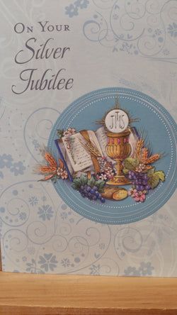 On Your Silver Jubilee  Greeting Card