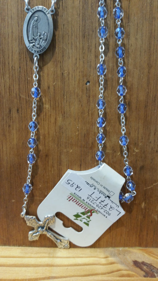 Shomali Crystal Blue Rosary