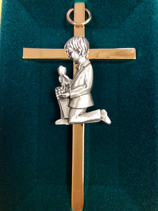 Gold plated cross First Communion 4