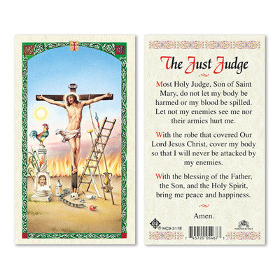 Just Judge Prayer Card