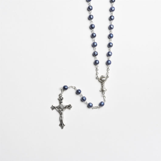Shomali First Communion Rosary - Blue