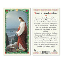 Prayer in Time of Loneliness Prayer Card