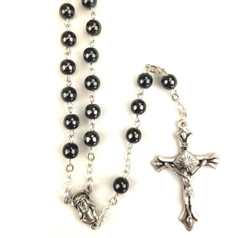 Shomali Rosary Hematite Stone