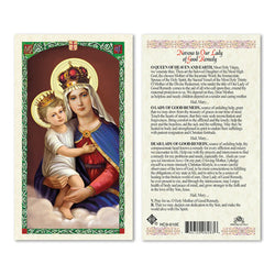 Our Lady of Good Remedy Novena Prayer Card