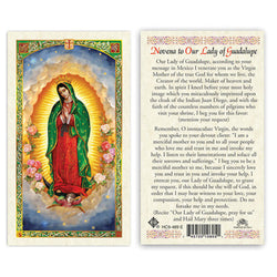 Our Lady of Guadalupe Novena Prayer Card